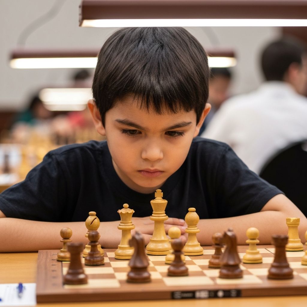 Samuel Martinez focused during a tournament game